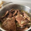 El cooksnap de Asun Rodriguez cuando hizo Hígado ternera encebollado.
