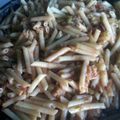 El cooksnap de Dani Morones cuando hizo Fusilli con atún.