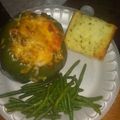 erickblossomgame34's cooksnap of when they made Stuffed green bell peppers.