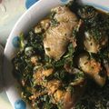 Christy's cooksnap of when they made EdikaIkong (vegetable) soup.