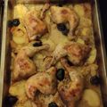 El cooksnap de anabelyjc cuando hizo Pollo al horno con ciruelas y manzana.