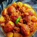Nandini Mukherjee Ghosh's cooksnap of when they made আলু ফুলকপি ডিমের কারি (aloo foolkopi dimer curry recipe in Bengali).