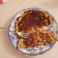 El cooksnap de Sabela Roca Castelo cuando hizo Creps salados de jamón serrano y queso.