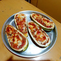 El cooksnap de Claudia Medin cuando hizo Zucchinis rellenos.