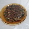 El cooksnap de Graciela Avalos cuando hizo Tortilla de espinaca.