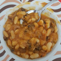 El cooksnap de Noelia Sánchez Prieto cuando hizo Fabes con champiñones.