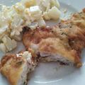 El cooksnap de Bettina Avila cuando hizo Milanesas de pescado a la marinera.