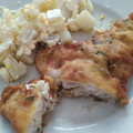 El cooksnap de Bettina Avila cuando hizo Milanesas de pescado a la marinera.