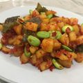 Cooksnap dari raudatul jannah untuk resep Kentang balado petai