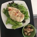 El cooksnap de Cesar Avalos cuando hizo Pechuga de pollo rellena con jamón serrano y dos quesos 🍗.