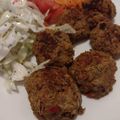 El cooksnap de Gisella Pla cuando hizo Albóndigas de lentejas y arvejas.