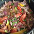 El cooksnap de JEdu Donoso cuando hizo Lomo Saltado.