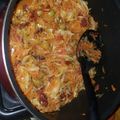 El cooksnap de Susana Valdez cuando hizo Tinga de repollo .