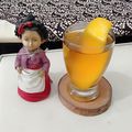 Cooksnap Ririn Wuriani semasa beliau membuat Mango Fizz Tea (Healthy Drink).