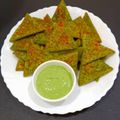 Neeru Thakkar's cooksnap of when they made સ્પીનચ નાચોસ.