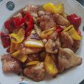 ミロにゃん's cooksnap of when they made 鶏もも肉とパプリカ達の甘酢炒め.