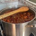 El cooksnap de Carlos Riffo cuando hizo Chili o Chile con carne.