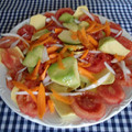 El cooksnap de Mari Carmen cuando hizo Ensalada Caprese con Aguacate.
