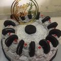 Cooksnap dari Ummaira❤️ untuk resep Oreo Birthday Cake Base Brownies Kukus