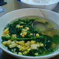 Cooksnap dari Bong Fung Moi untuk resep Sayur Bening Bayam Jagung Manis