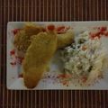El cooksnap de Fernando Perez cuando hizo Merluza a la romana y arroz seco con olivas mallorquinas.