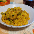 El cooksnap de Jesús Ruiz cuando hizo Arroz con pollo a la cerveza.