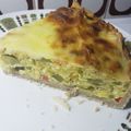 El cooksnap de Teresita Ubalde cuando hizo Tarta de zapallitos y puerro.