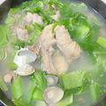 瑩嵐 的 芥菜蛤蜊雞湯 cooksnap