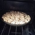 El cooksnap de Carla Alvarado cuando hizo Crumble de manzana.