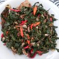 Cooksnap dari Rima Suci untuk resep Tumis daun singkong + pepaya dan teri medan