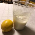 El cooksnap de Marina cuando hizo Mousse de limón facilísima.