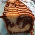 El cooksnap de Claudia Ale cuando hizo Torta marmolada.