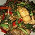 รูป Cooksnap ของ Siriporn Ple Zaa Kamwong เมื่อเขาทำ ปลากะพงผัดฉ่า
