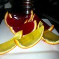 gooser's cooksnap of when they made jello orange slices.