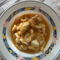 El cooksnap de María del Prado Rodríguez Ramos cuando hizo Bacalao en salsa.