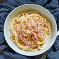 Cooksnap của DiepngocNguyen khi họ làm theo món Mì Ý sốt kem nấm