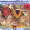 El cooksnap de Marieta cuando hizo Pollo al horno con pimientos y patata.