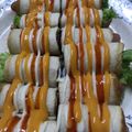Cooksnap Rosyati Aini semasa beliau membuat Sushi Sandwich.
