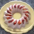 El cooksnap de Katherine Izquierdo cuando hizo Gelatina con fresas y leche condensada.