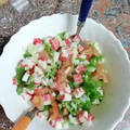El cooksnap de Maria cuando hizo Pipirrana.