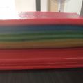 Cooksnap dari Brigita Herlinda untuk resep Lapis Sagu (Pepe) Rainbow #pr_lapistradisional