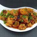 Sonal Modha's cooksnap of when they made લીલવા ફ્લાવર બટાકા નુ શાક (Lilva Cauliflower Bataka Shak Recipe In Gujarati).