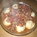 El cooksnap de Agustina Sola cuando hizo Sorrentinos de jamón y queso.