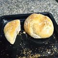 El cooksnap de Monica cuando hizo Pan de campo.