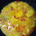 El cooksnap de Vicky Mar Bre cuando hizo Patatas con arroz y bacalao.