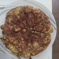 El cooksnap de Nabila Berjal cuando hizo Tortilla de papas con cebolla y perejil.