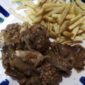 El cooksnap de UnaBrujita cuando hizo Pollo en salsa de cebolla y setas.