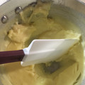 El cooksnap de Isa cuando hizo Crema pastelera.