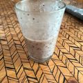 El cooksnap de Vicky Caeiro cuando hizo Smoothie de plátano, arándanos y papaya.