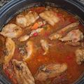 El cooksnap de Julián cuando hizo Muslos de Pollo en Salsa Confinada.